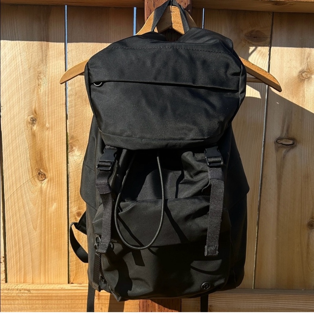Black Rucksack Backpack